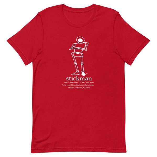 Be Different Unique Individual Red Stickman Person Men's T-Shirt